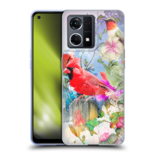 Aimee Stewart Assorted Designs Birds And Bloom Soft Gel Case for OPPO Reno8 4G