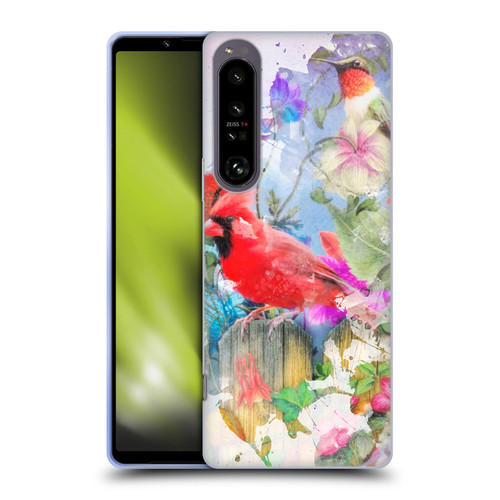 Aimee Stewart Assorted Designs Birds And Bloom Soft Gel Case for Sony Xperia 1 IV