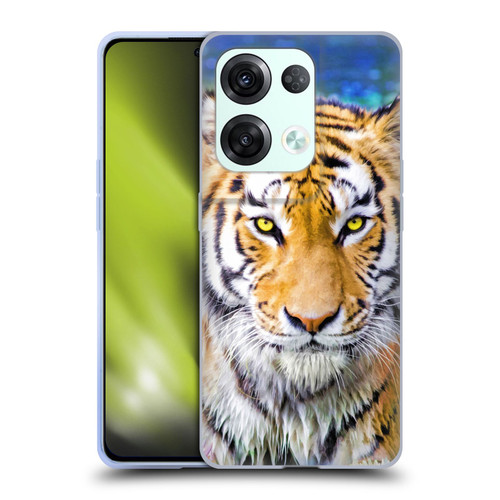 Aimee Stewart Animals Tiger and Lily Soft Gel Case for OPPO Reno8 Pro