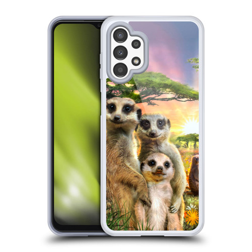 Aimee Stewart Animals Meerkats Soft Gel Case for Samsung Galaxy A13 (2022)