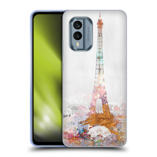 Aimee Stewart Landscapes Paris Color Splash Soft Gel Case for Nokia X30