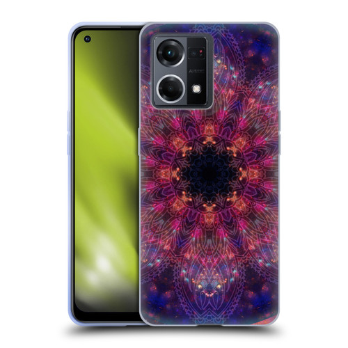Aimee Stewart Mandala Doodle Flower Soft Gel Case for OPPO Reno8 4G