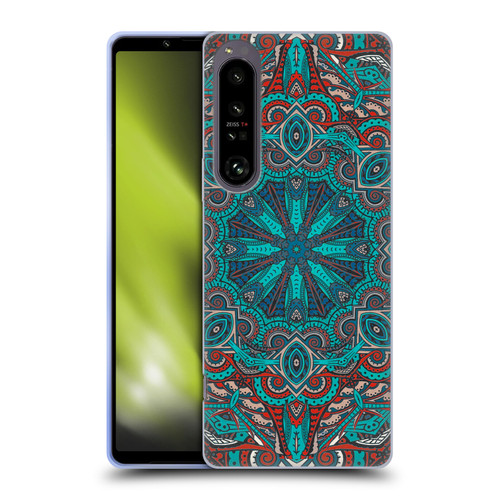 Aimee Stewart Mandala Moroccan Sea Soft Gel Case for Sony Xperia 1 IV