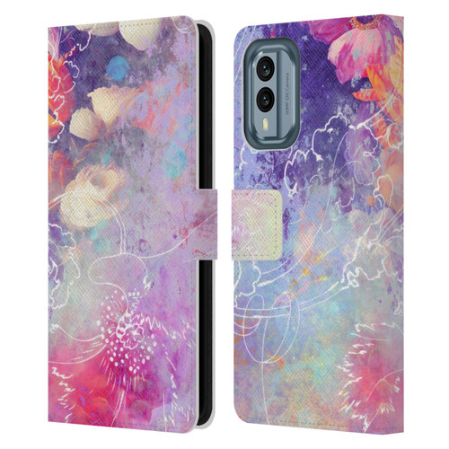 Aimee Stewart Assorted Designs Lily Leather Book Wallet Case Cover For Nokia X30