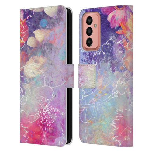 Aimee Stewart Assorted Designs Lily Leather Book Wallet Case Cover For Samsung Galaxy M13 (2022)