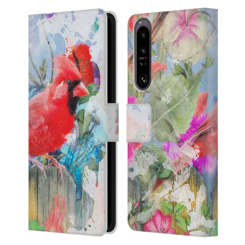 Aimee Stewart Assorted Designs Birds And Bloom Leather Book Wallet Case Cover For Sony Xperia 1 IV