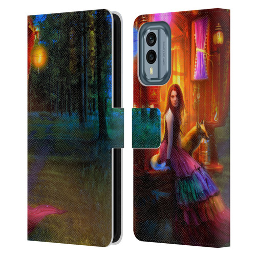 Aimee Stewart Fantasy Wanderlust Leather Book Wallet Case Cover For Nokia X30