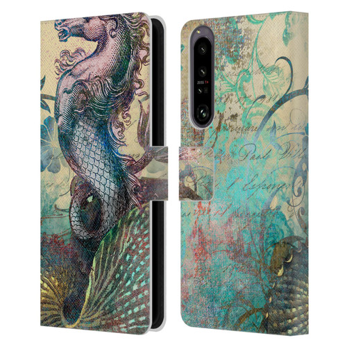 Aimee Stewart Fantasy The Seahorse Leather Book Wallet Case Cover For Sony Xperia 1 IV