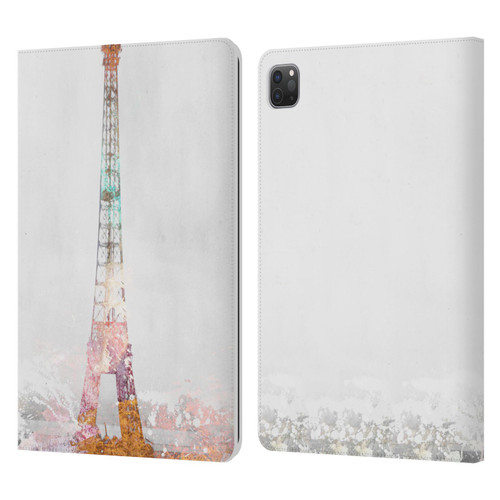Aimee Stewart Landscapes Paris Color Splash Leather Book Wallet Case Cover For Apple iPad Pro 11 2020 / 2021 / 2022