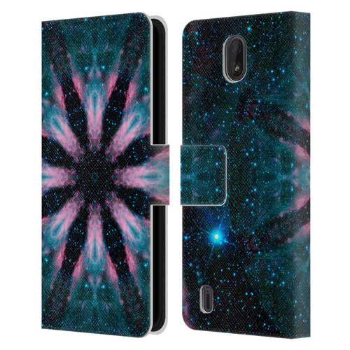 Aimee Stewart Mandala Galactic Leather Book Wallet Case Cover For Nokia C01 Plus/C1 2nd Edition