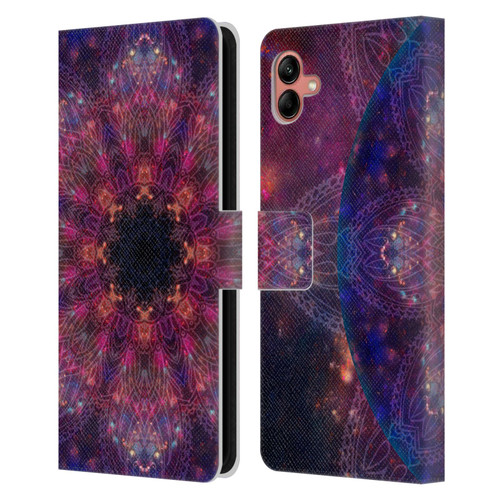 Aimee Stewart Mandala Galactic 2 Leather Book Wallet Case Cover For Samsung Galaxy A04 (2022)