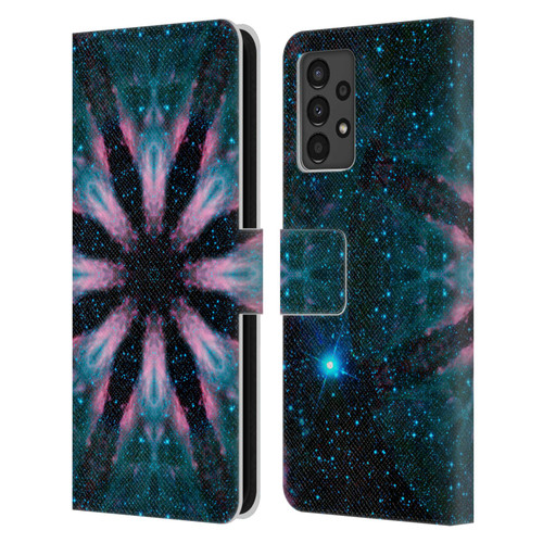 Aimee Stewart Mandala Galactic Leather Book Wallet Case Cover For Samsung Galaxy A13 (2022)