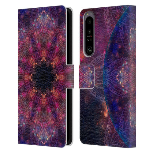 Aimee Stewart Mandala Galactic 2 Leather Book Wallet Case Cover For Sony Xperia 1 IV
