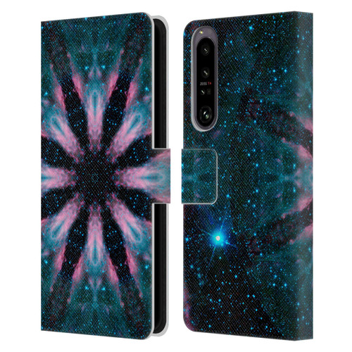 Aimee Stewart Mandala Galactic Leather Book Wallet Case Cover For Sony Xperia 1 IV