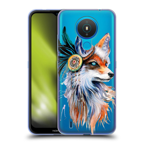 Pixie Cold Animals Fox Soft Gel Case for Nokia 1.4