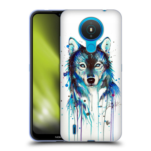 Pixie Cold Animals Ice Wolf Soft Gel Case for Nokia 1.4