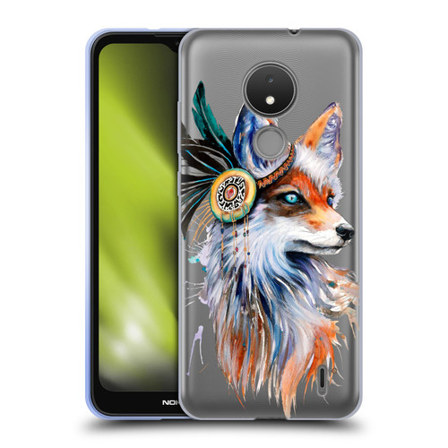 Pixie Cold Animals Fox Soft Gel Case for Nokia C21