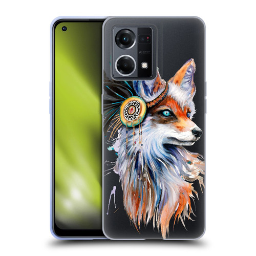 Pixie Cold Animals Fox Soft Gel Case for OPPO Reno8 4G