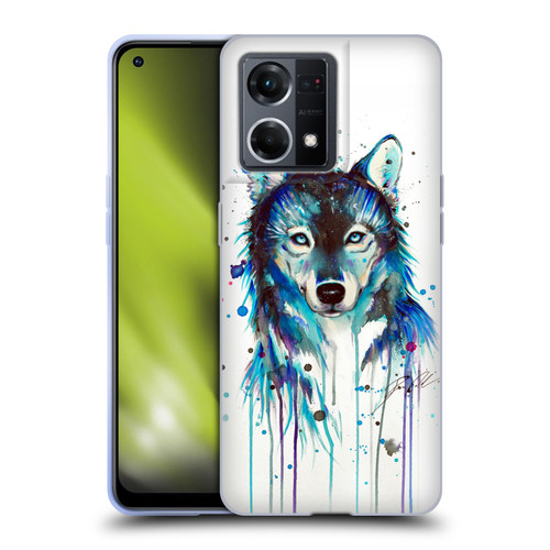 Pixie Cold Animals Ice Wolf Soft Gel Case for OPPO Reno8 4G