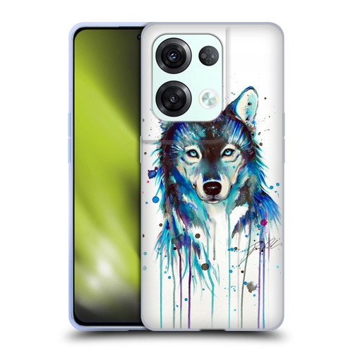 Pixie Cold Animals Ice Wolf Soft Gel Case for OPPO Reno8 Pro