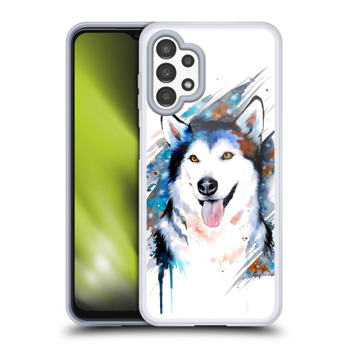 Pixie Cold Animals Husky Soft Gel Case for Samsung Galaxy A13 (2022)