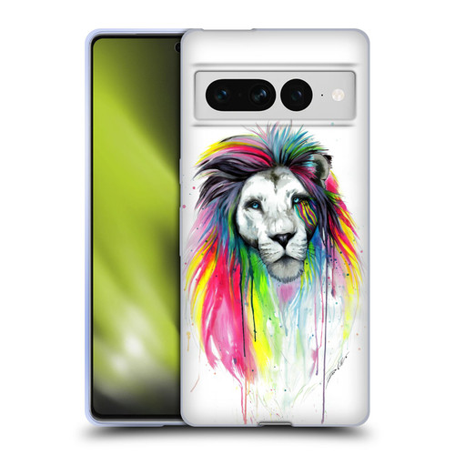 Pixie Cold Cats Rainbow Mane Soft Gel Case for Google Pixel 7 Pro
