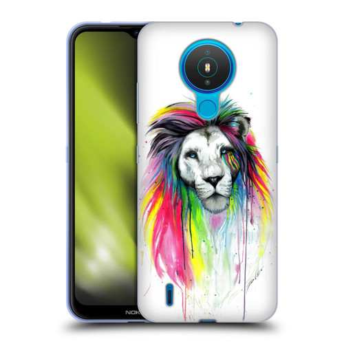 Pixie Cold Cats Rainbow Mane Soft Gel Case for Nokia 1.4