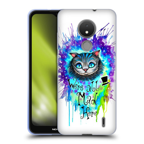 Pixie Cold Cats We Are All Mad Here Soft Gel Case for Nokia C21