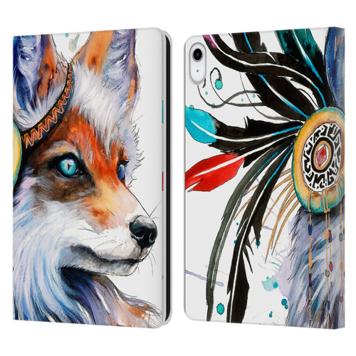 Pixie Cold Animals Fox Leather Book Wallet Case Cover For Apple iPad 10.9 (2022)