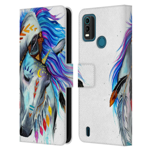 Pixie Cold Animals Spirit Leather Book Wallet Case Cover For Nokia G11 Plus