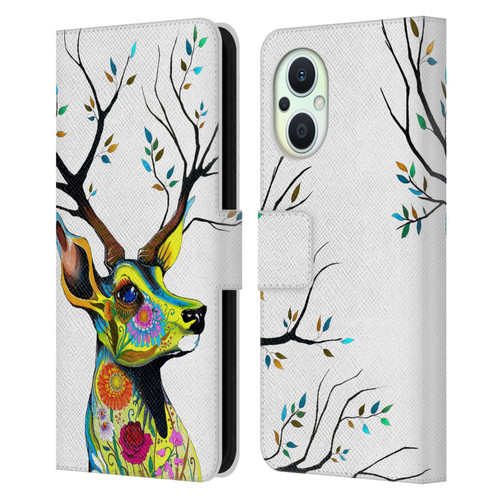 Pixie Cold Animals King Of The Forest Leather Book Wallet Case Cover For OPPO Reno8 Lite