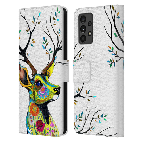 Pixie Cold Animals King Of The Forest Leather Book Wallet Case Cover For Samsung Galaxy A13 (2022)