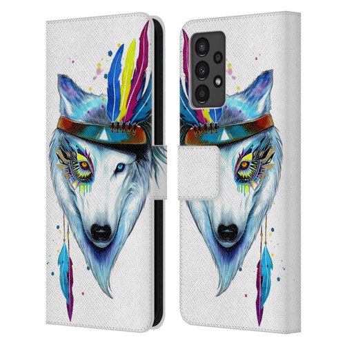 Pixie Cold Animals Warrior Leather Book Wallet Case Cover For Samsung Galaxy A13 (2022)