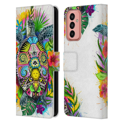 Pixie Cold Animals Turtle Life Leather Book Wallet Case Cover For Samsung Galaxy M13 (2022)