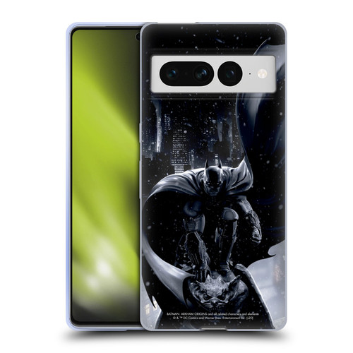 Batman Arkham Origins Key Art Batman Soft Gel Case for Google Pixel 7 Pro