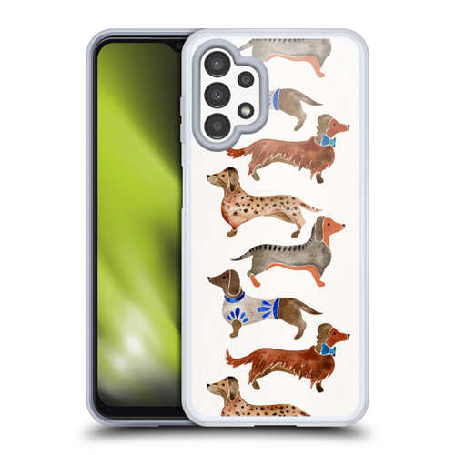 Cat Coquillette Animals Dachshunds Soft Gel Case for Samsung Galaxy A13 (2022)