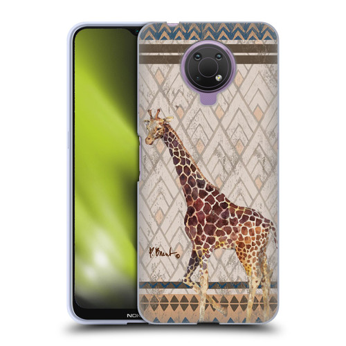 Paul Brent Animals Tribal Giraffe Soft Gel Case for Nokia G10