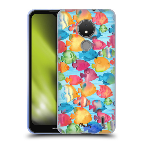 Paul Brent Coastal Tropical Fish School Soft Gel Case for Nokia C21