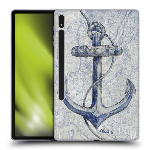 Paul Brent Nautical Vintage Anchor Soft Gel Case for Samsung Galaxy Tab S8 Plus