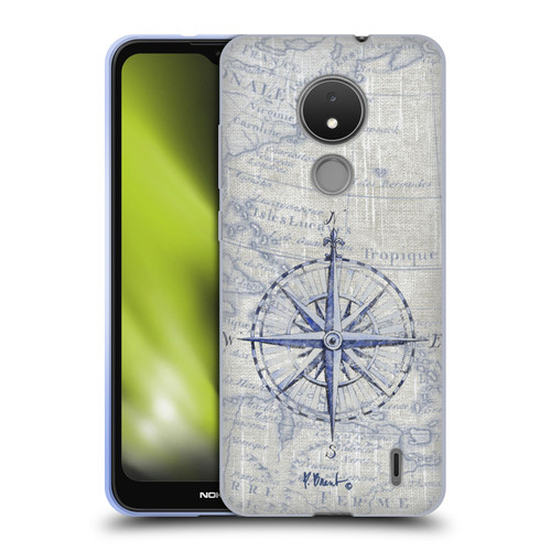 Paul Brent Nautical Vintage Compass Soft Gel Case for Nokia C21