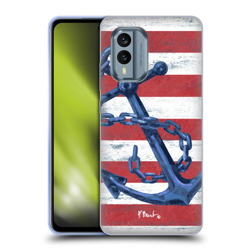 Paul Brent Nautical Westerly Anchor Soft Gel Case for Nokia X30