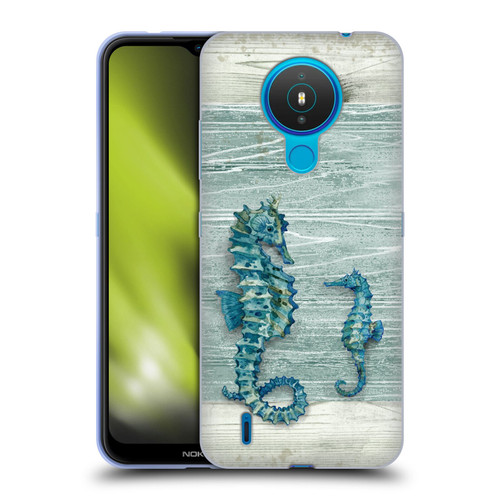 Paul Brent Sea Creatures Seahorse Soft Gel Case for Nokia 1.4