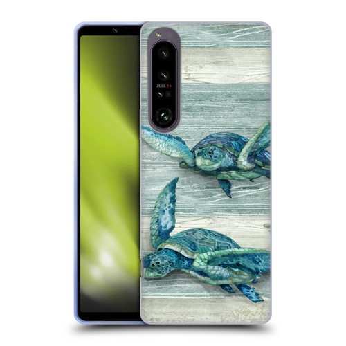 Paul Brent Sea Creatures Turtle Soft Gel Case for Sony Xperia 1 IV