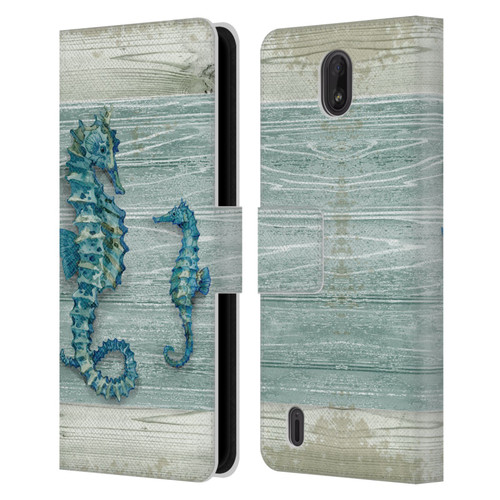 Paul Brent Sea Creatures Seahorse Leather Book Wallet Case Cover For Nokia C01 Plus/C1 2nd Edition
