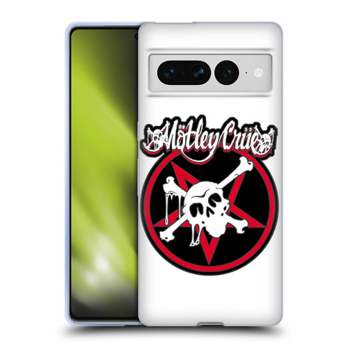 Motley Crue Logos Dr. Feelgood Skull Soft Gel Case for Google Pixel 7 Pro