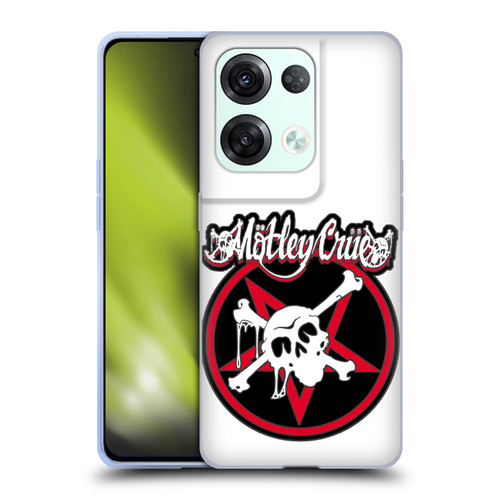 Motley Crue Logos Dr. Feelgood Skull Soft Gel Case for OPPO Reno8 Pro