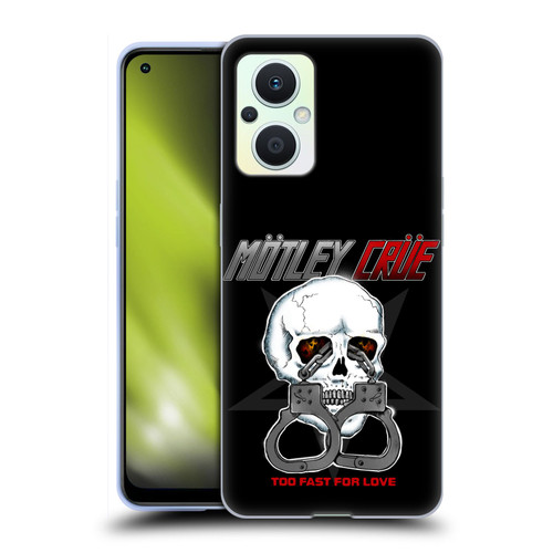 Motley Crue Logos Too Fast For Love Skull Soft Gel Case for OPPO Reno8 Lite
