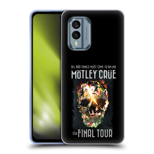 Motley Crue Tours All Bad Things Final Soft Gel Case for Nokia X30