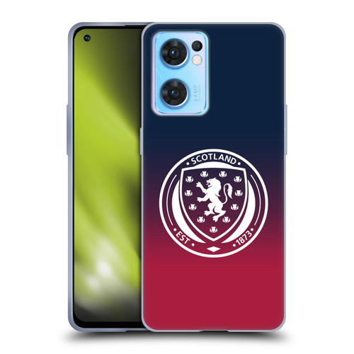 Scotland National Football Team Logo 2 Gradient Soft Gel Case for OPPO Reno7 5G / Find X5 Lite