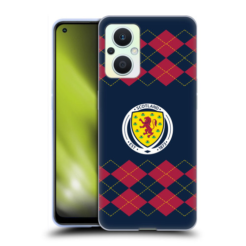 Scotland National Football Team Logo 2 Argyle Soft Gel Case for OPPO Reno8 Lite